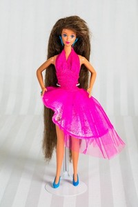 Barbie Poupée Color Reveal Disco Star avec 6 surprises
