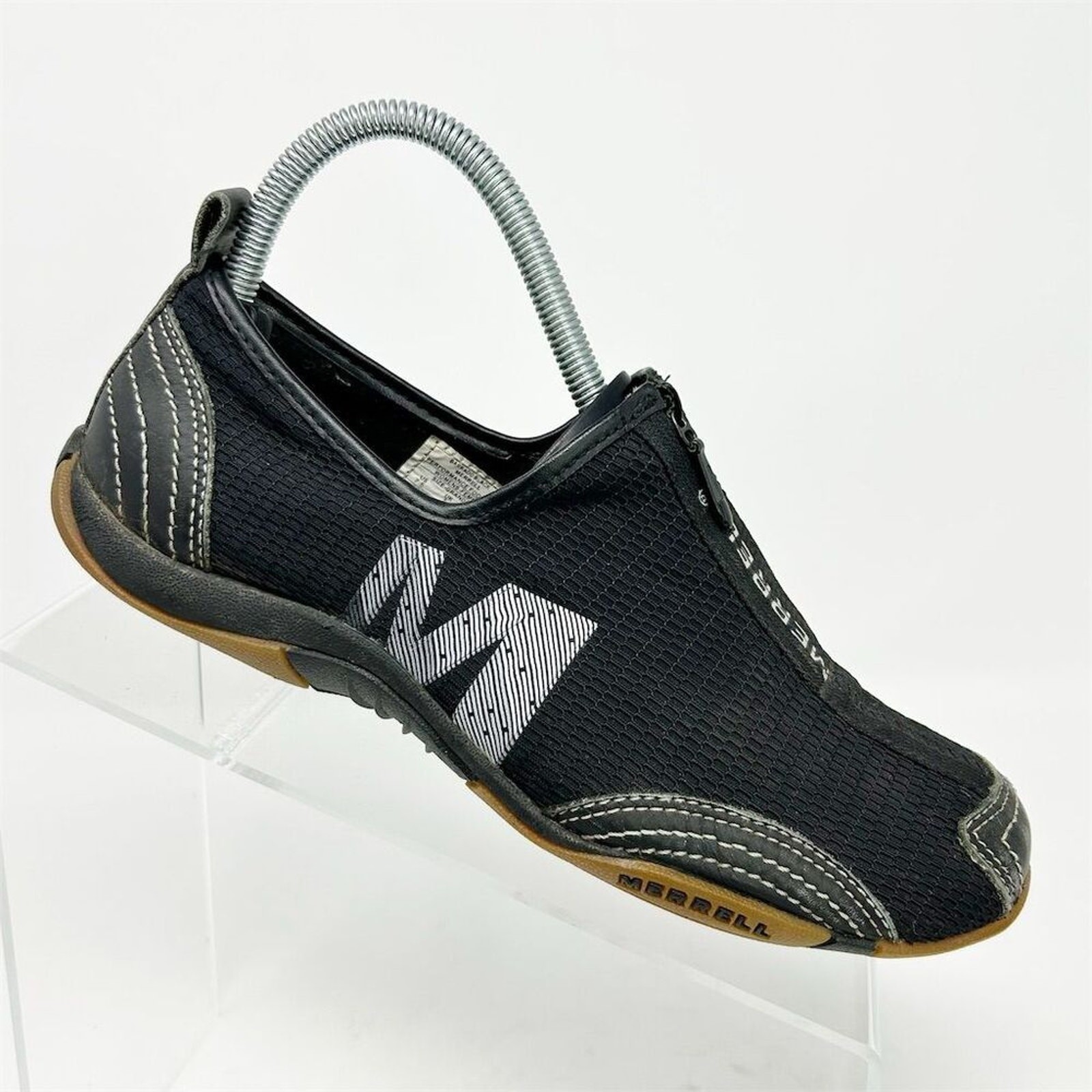 Sneakers Merrell Barrado nere leggere sportive sportive taglia 7 5 chiusura zip