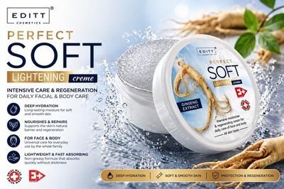 Ginseng Perfect Soft Ultra Cream Hydrating Regenerating Face Body Daily Skincare