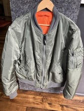 Vintage Alpha Industries MA-1 Bomber jacket Size Large