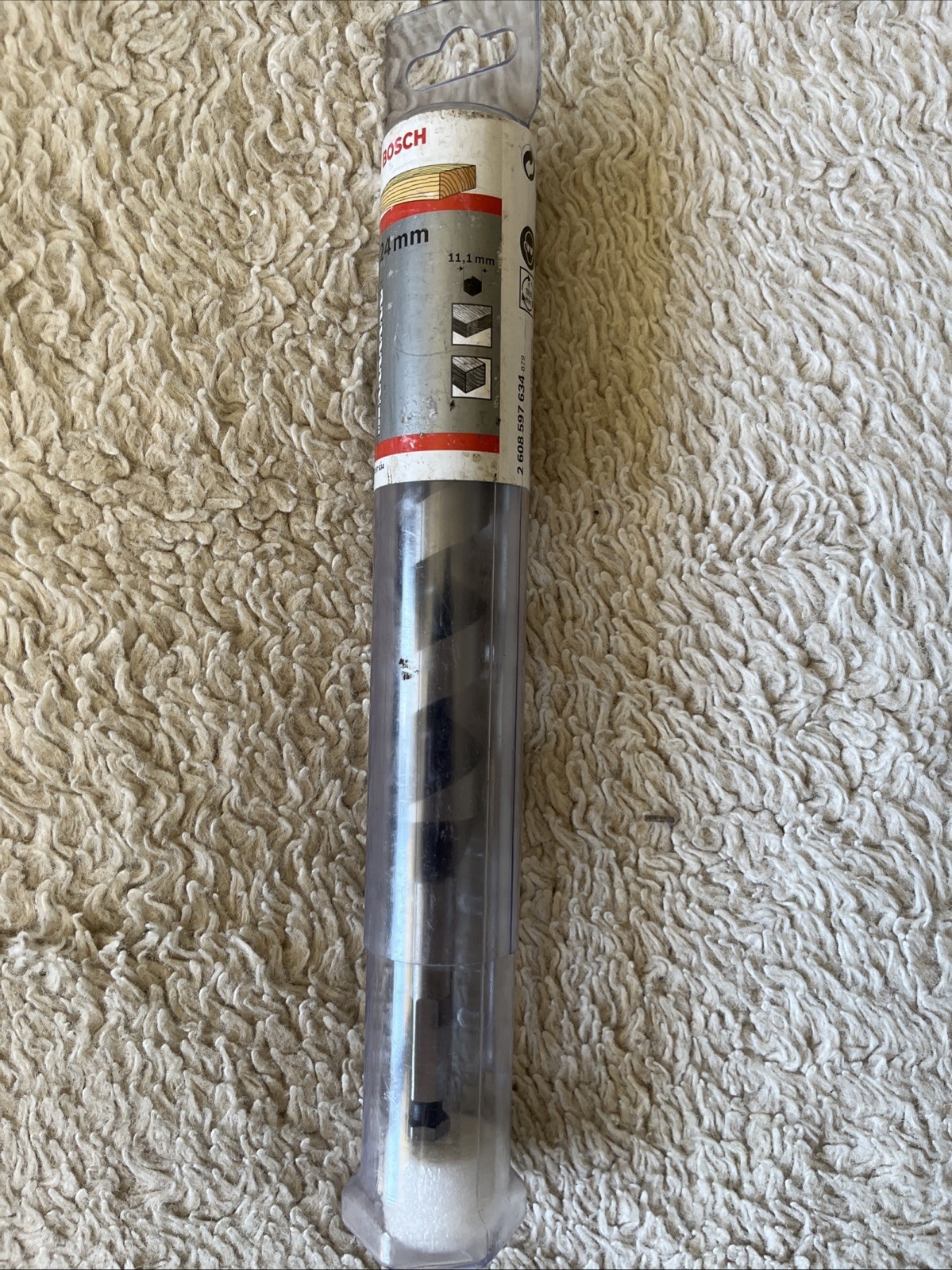 Bosch PRO Hex Shank Wood Auger Drill Bit 24mm 235mm