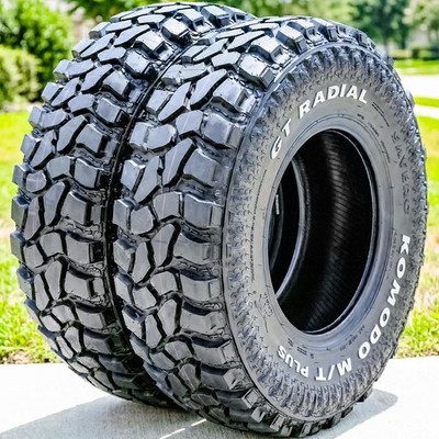 2 Tires GT Radial Savero Komodo M/T Plus LT 235/75R15 Load C 6 Ply
