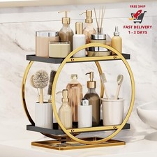 Organizador de perfumes de 2 niveles, organizador de ba o de encimera, tocador