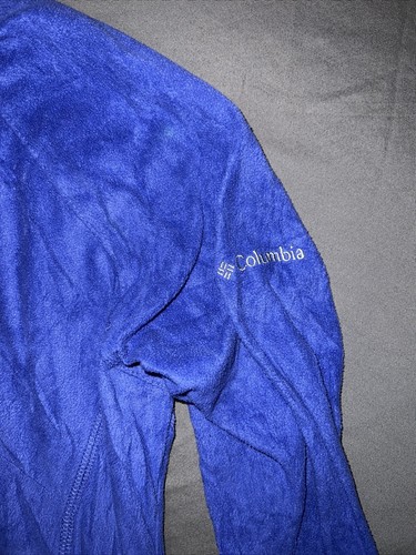 Columbia Pullover Sweater 1/4 Zipper Blue Youth XL -3436 - Picture 3 of 8