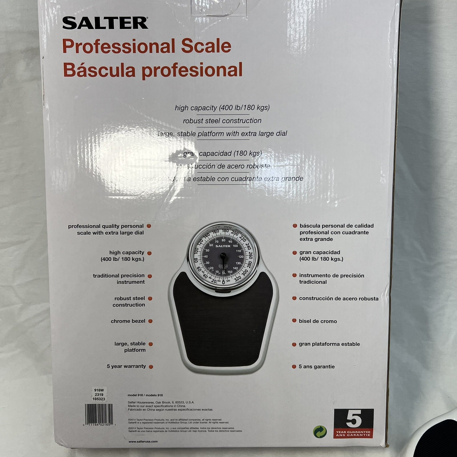Salter ProHelix Professional Oversized Bathroom Scale with AntiSlip