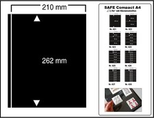 Insertion Sheets Clipfix A4 Safe 421 Compact 1 Compartment 210x262 mm 1 x Pack