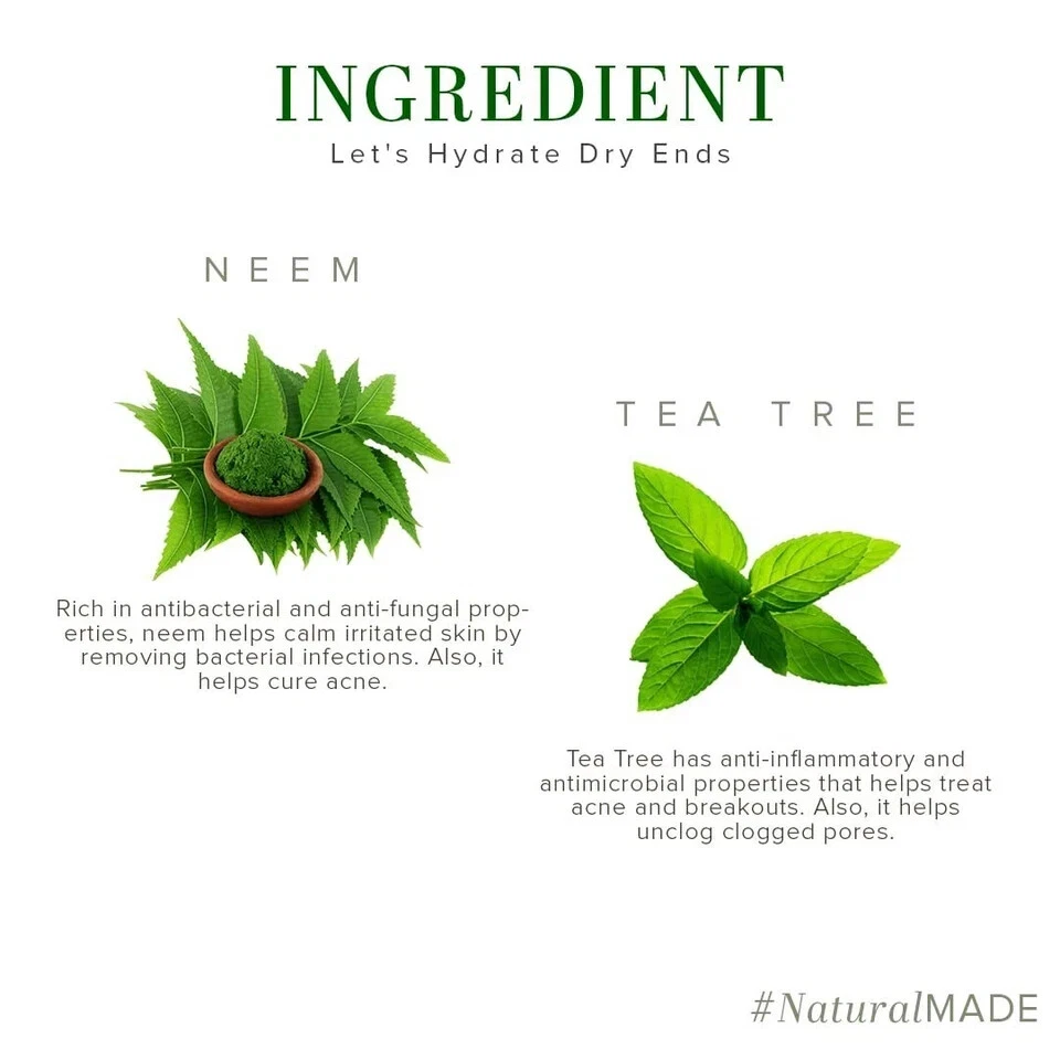 Jabón facial a base de hierbas para árbol de té de neem natural Khadi piel brillante todo tipo de piel 210 ml Foto 3 de 4