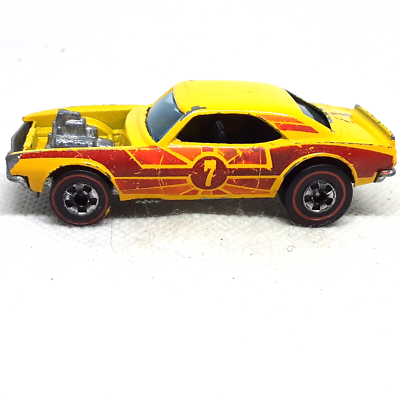 【希少】Hot Wheels 「Heavy Chevy」（ヘビーシェビー） Hot Wheels Redline Heavy Chevy #7 1969 Flying Colors Yellow Made