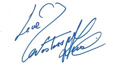 Nastassja Kinski autograph signed 10x15 cm index card