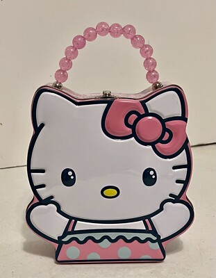 Sanrio Hello Kitty Christmas Holiday Metal Tin Purse/Bag-For 2020
