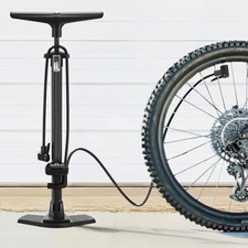 Bomba para bicicleta, bomba para bicicleta de tamaño completo de 25" de altura.