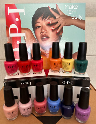 OPI ''Make 'Em Jelly'' Nail Lacquer Summer 2025 Collection 12pcs No Display