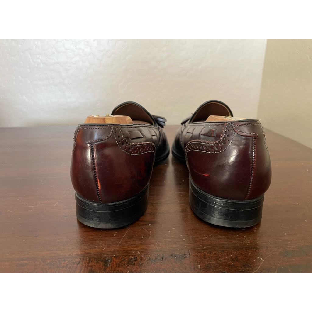Johnston & Murphy Mens Loafers Shoes Brown Tasseled Slip-On  display picture 1