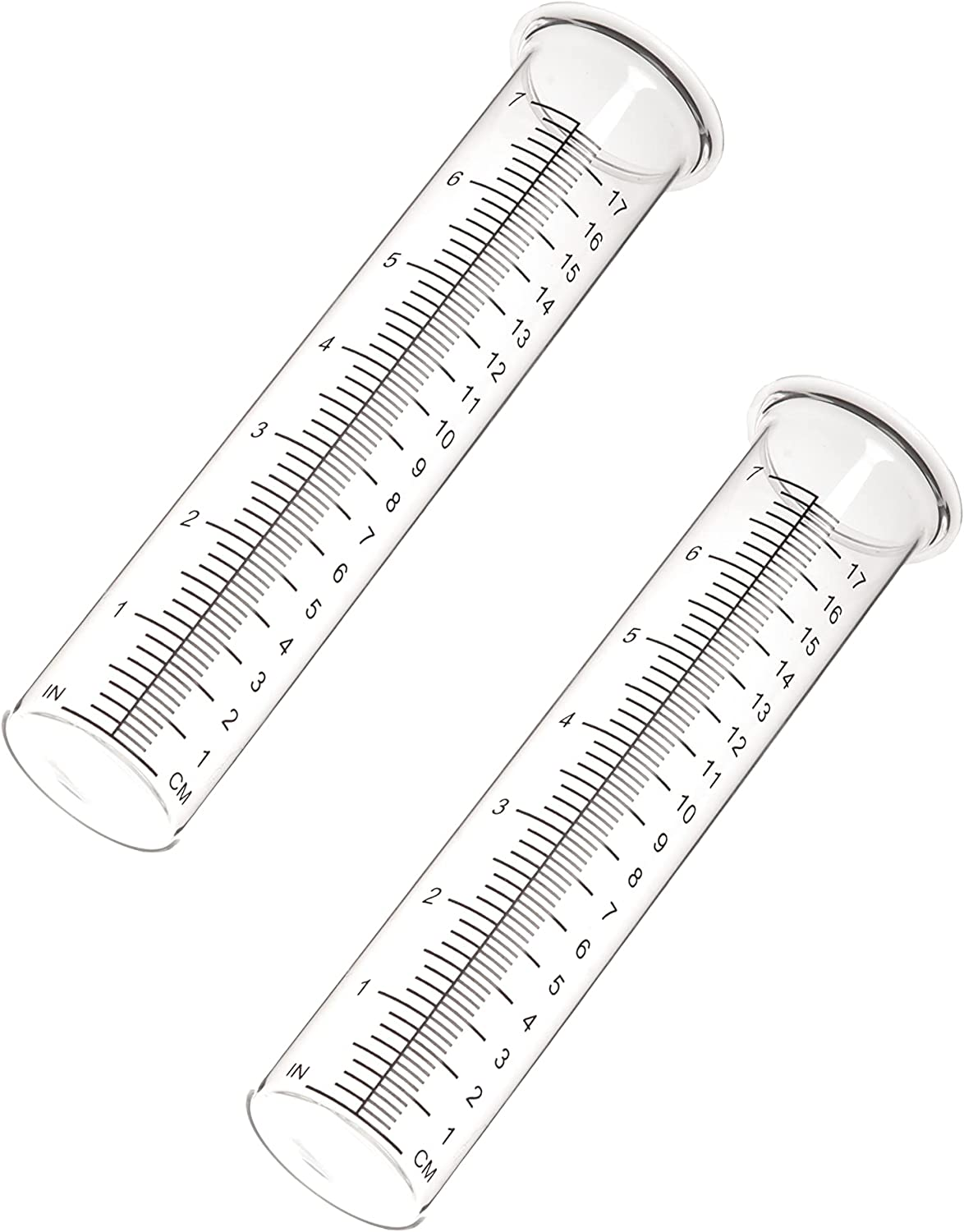 7 Capacity Rain Gauge Glass Replacement Tube With Lip For Yard Garden 2PACK ☑️ 313042785737 eBay