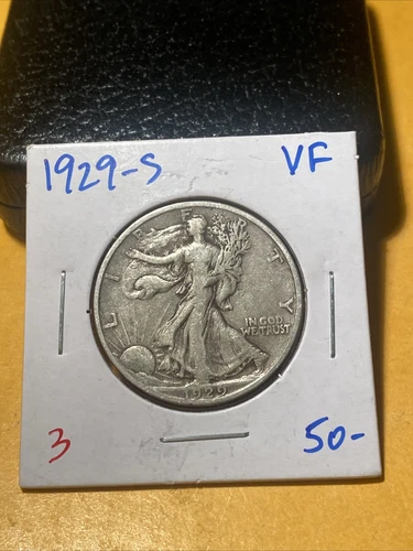 1929-S Walking Liberty Half VF