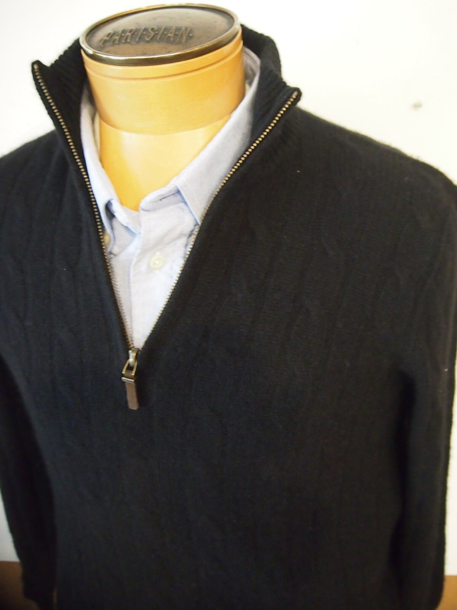 Polo Ralph Lauren Cashmere Cable-knit Quarter Zip Sweater NWT XXL
