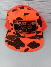 Vintage Multilin 269 Motor Management Relay Patch Hat Made In USA Cap Camo Blaze