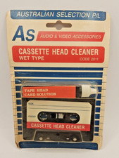 As Audio Cassette Head Cleaner Wet Type VTG Sealed NOS AUSTRALIAN SELECTION P/L