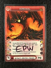 Chaotic TCG 3 Max EPW Kreaal 22/222 BTD 1st Ed Non Holo Rare NM/LP