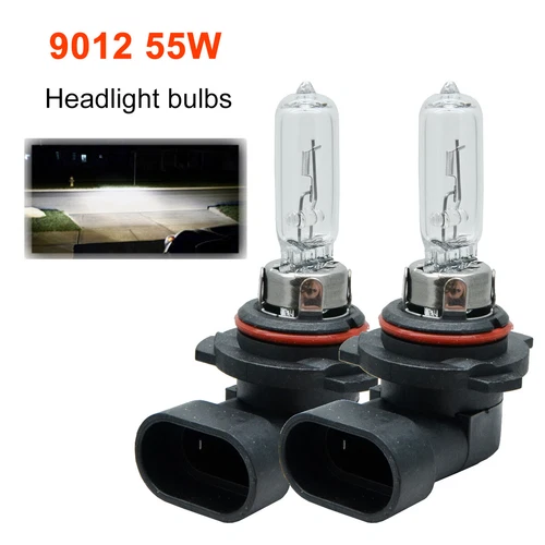 2x 9012 HIR2 LED Headlight Bulbs Kit 55W 13000LM High Low Beam Lights Lamp - Picture 1 of 12