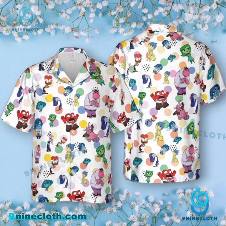 Emotion Characters Inside Out Hawaiian Shirt