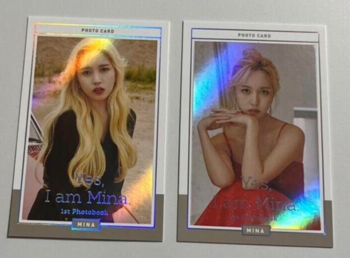Twice Yes, I am Mina 1st Photobook Gray Ver. Photo Card Set