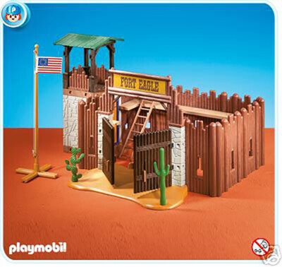 Playmobil 7936 ''Fort Eagle'' - Vintage Western Stockade Fort - Mint in box - 2011