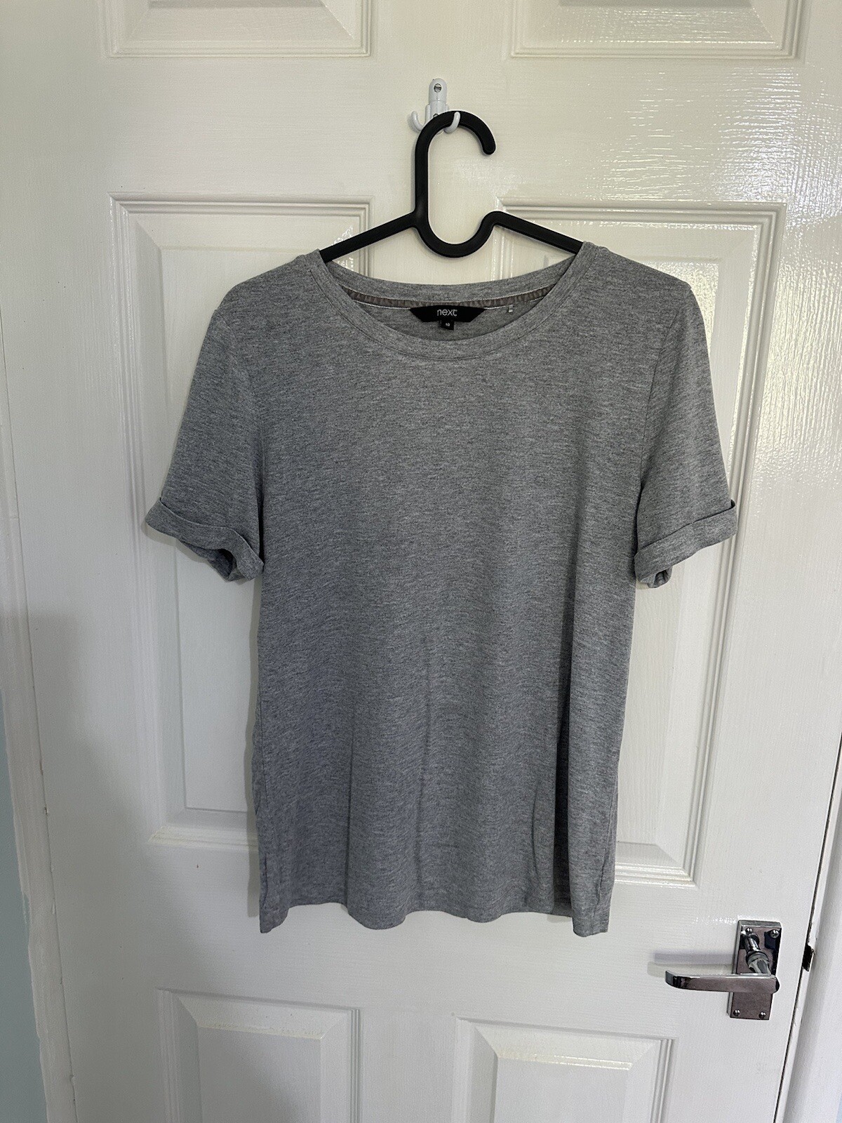 Next T-Shirt and Dress set - Size 10. Grey and Purple.