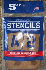 NIB Pro Art 5 Painting Stencil Set, Letters and Numbers NIB