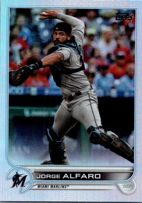 2022 Topps #36 Jorge Alfaro Rainbow Foil