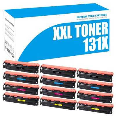 1-12 Toner Kompatibel für HP LaserJet Pro 200 Color MFP M276nw M251n CF210X 131X