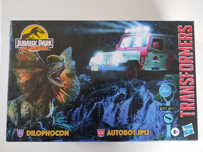 Transformers Jurassic Park X Dilophocon & JP12 Collaborative Set New