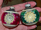 🌟 VINTAGE SHINY BRITE DOUBLE INDENT GLASS BALL TEARDROP CHRISTMAS ORNAMENTS BOX — photo 9