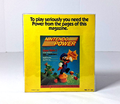 Nintendo Power Advert Zelda Second Quest PMG-PT-USA INSERT ONLY