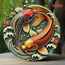 2D Flat2D Flat Printing,1pc,2D Round Aluminum Flat Sign (8X8 Inches),Gothic Styl