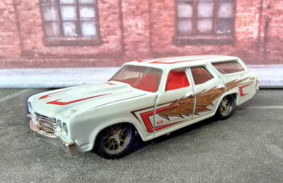 1/64 Hot Wheels 1970 Chevelle SS Wagon Custom Real Riders Halibrand Felgen