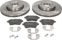 Bremsensatz Scheibenbremse Mapco 47507 FüR Clio Renault Logan BR0 Dacia CR0 Note