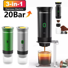 3 in 1 Coffee Maker for Car Home Camping Portable Wireless Espresso Machine