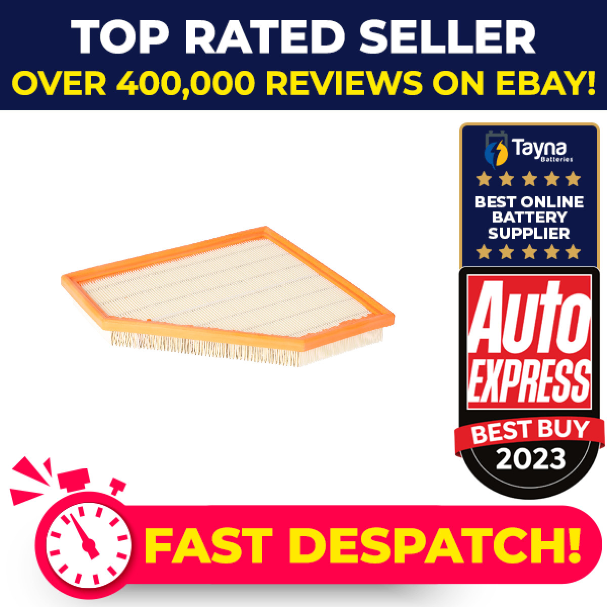 Air Filter Left 196380 Febi 13718095807 Genuine Top Quality Guaranteed New