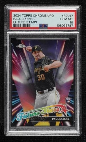 2024 Topps Chrome Update Future Stars Paul Skenes #FSU-17 PSA 10 GEM MT 1mg2