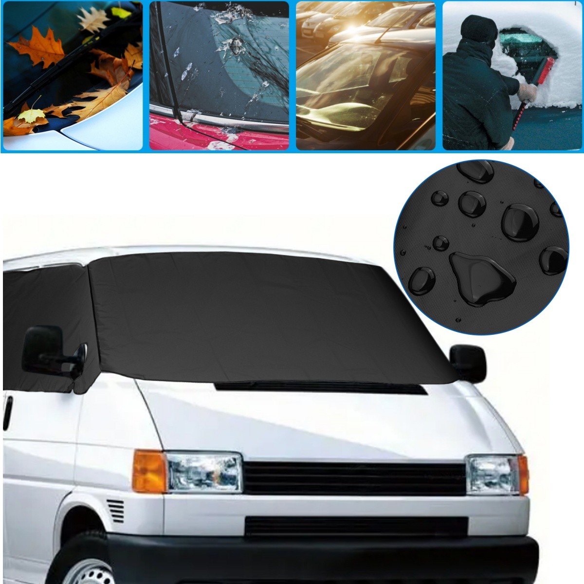 Windscreen Screen Cover Curtain Wrap Blackout Blind Front Protector For VW T4