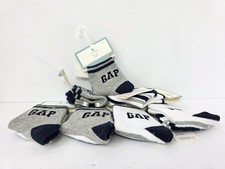 Baby Gap toddler baby socks NEW 0-6 Months lot of 7 grey