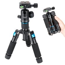 Koolehaoda Compact Mini Tripod, 20" Desktop Tripod with 360 Ball Head Blue
