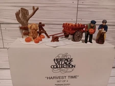 Department 56 Heritage Village - Harvest Time Set of 4 Accessories 5941-2 Autumn