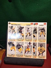 NFL Pittsburgh Steelers, McDonald's, 1993 Game Day Cards, Sheet A, B, C