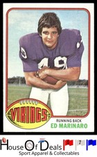 1976 Topps #419 Ed Marinaro Minnesota Vikings Vintage Football Card