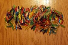 Vintage Lot Of 290 Lite Brite Color Replacement Pegs Toy Hasbro Approx. 15/16"L