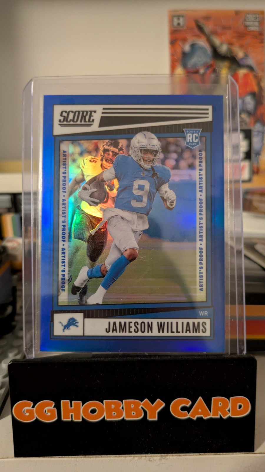 Jameson Williams Panini Chronicles Score Premium Rookies Update #SP377 Artist Proof