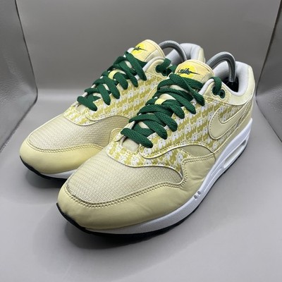 Nike Air Max 1 Lemonade Sneakers Men s 9.5 Yellow Green 2020 CJ0609-700