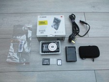 Canon IXUS 185 Digital Camera 20 MP 8x Optical Black Boxed Complete 16 GB SD